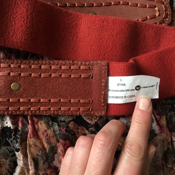 Linea Pelle leather stretch belt brand new - Picture 5 of 7